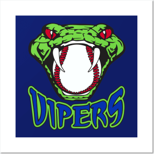 Vipers Baseball Posters and Art